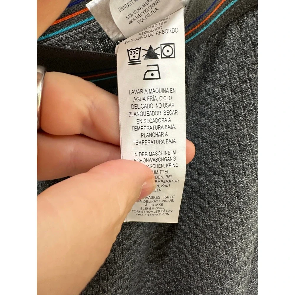 Patagonia Capilene Air Bottoms Mens XXL Gray Merino Wool Base Layer Leggings